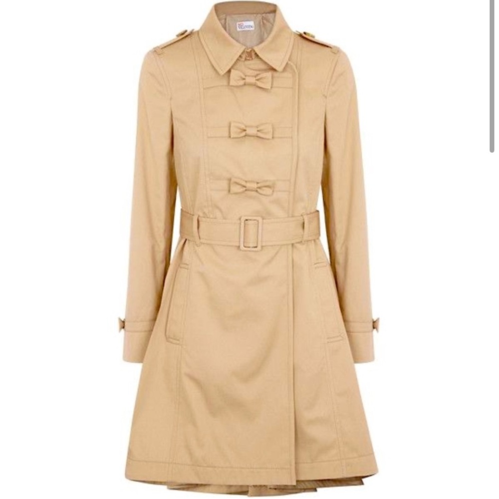 Red Valentino how detail trench coat